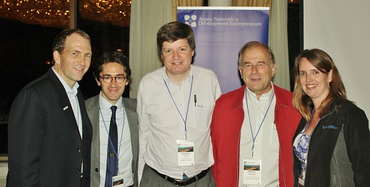 From left to right : R. Kempner, David Munnich, N. Colloff, O. Lafourcade